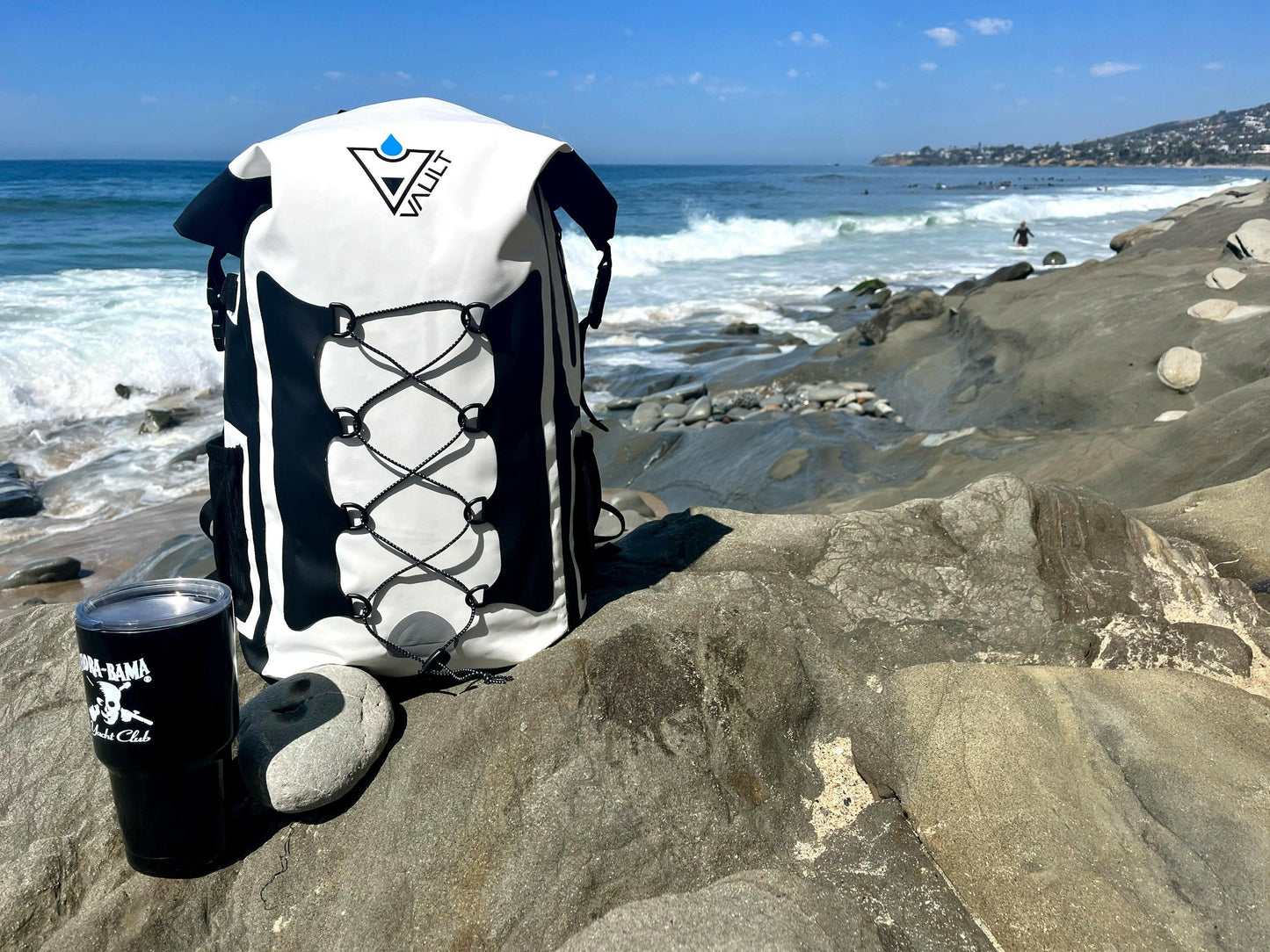 Waterproof Drybag Backpack for the Beach and Surfing