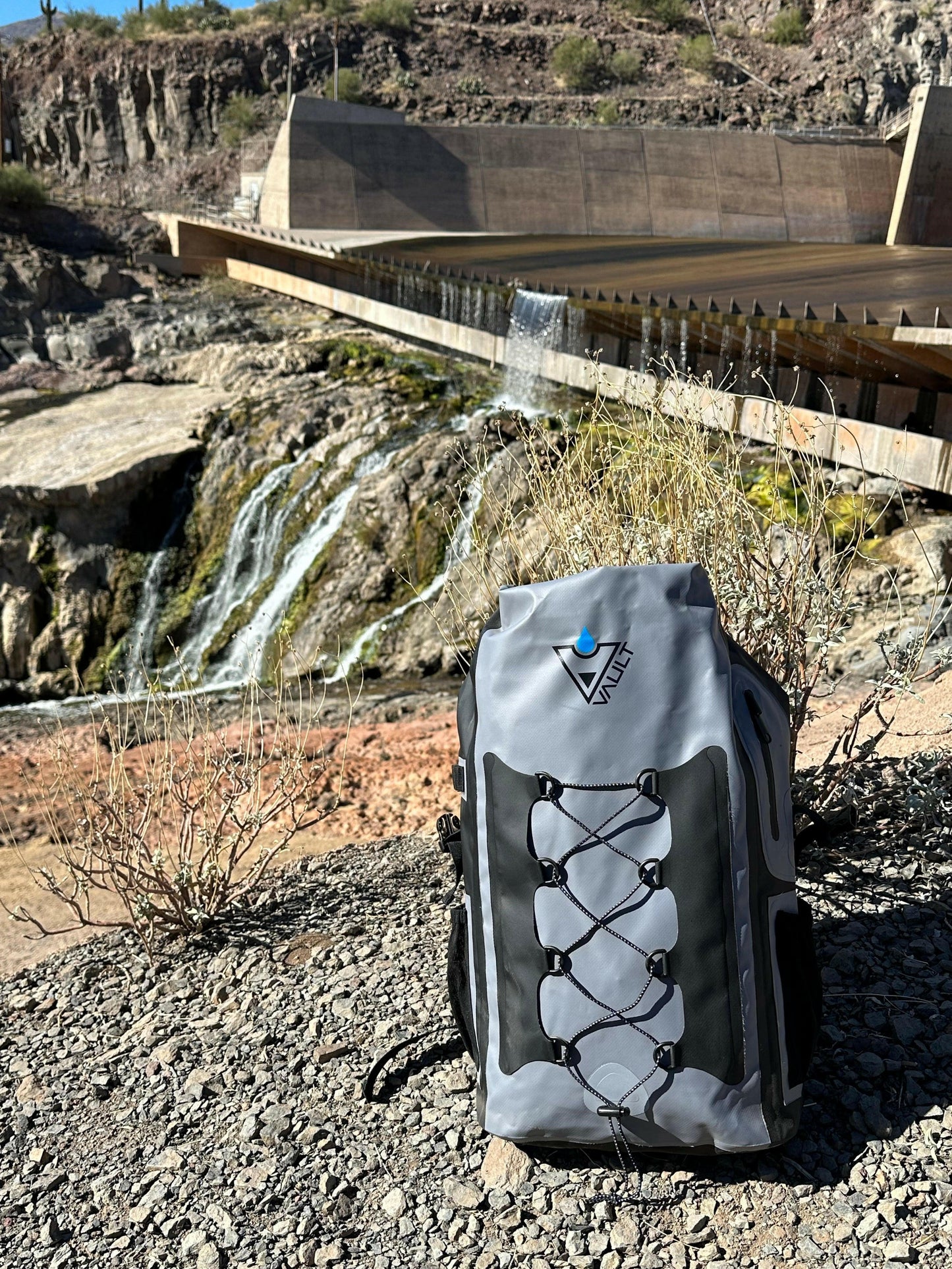 Triton Dry Bag Backpack (Space Gray) - Vault Active Gear